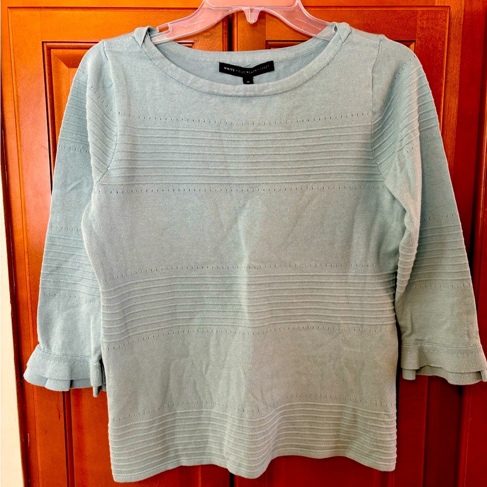 White House Black Market Ribbed Sweater Size M